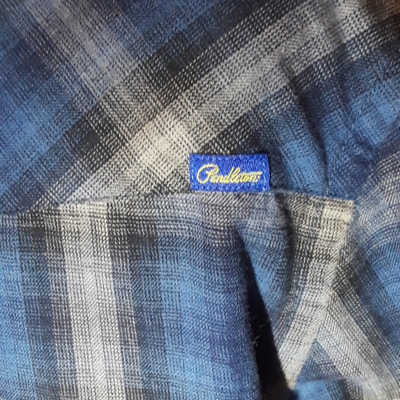 Lucky Brand/Pendleton pearl snap Austin sz S - Picture 3 of 8